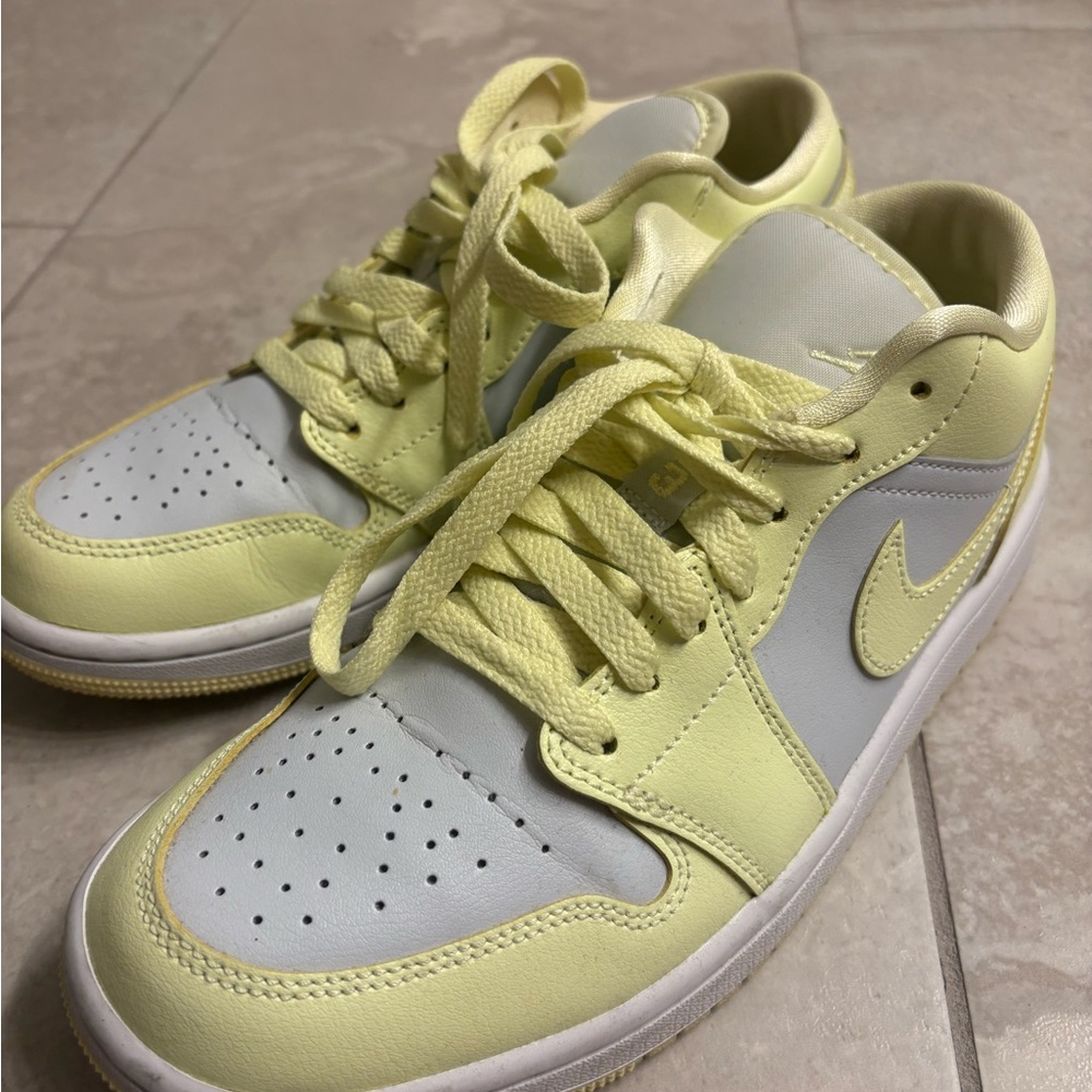 Neon Yellow Air Jordan 1